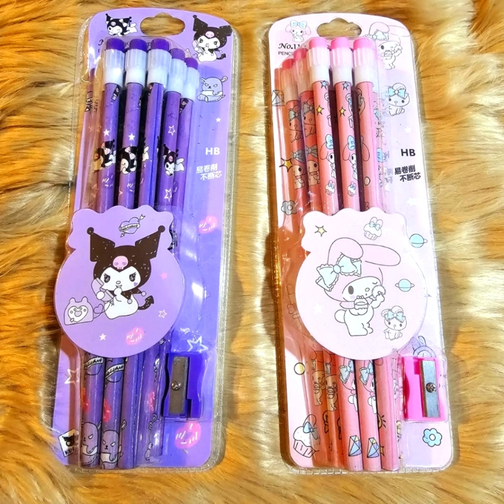 Pencil With Sharperner Beautiful Individual Pkg